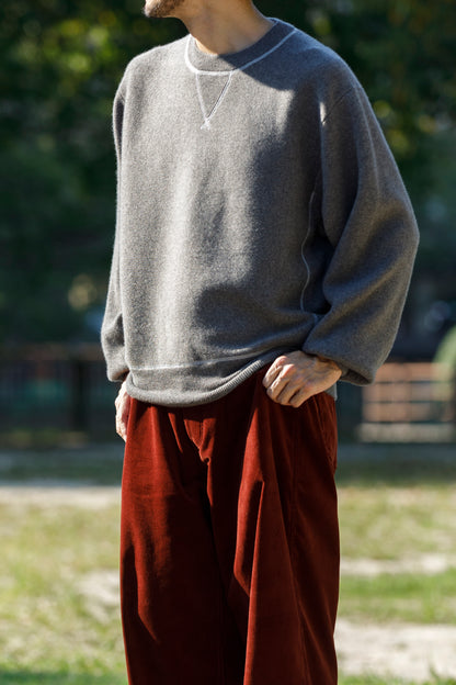 MEIAS / PURE CASHMERE SWEAT PO - MOCA