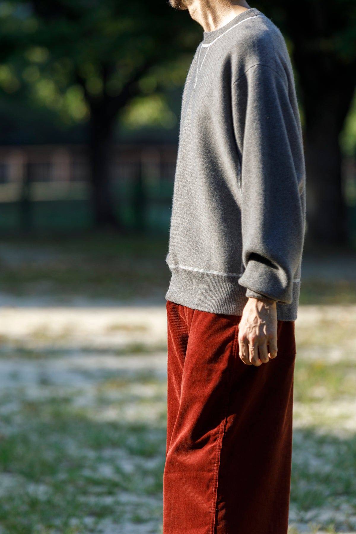 MEIAS / PURE CASHMERE SWEAT PO - MOCA