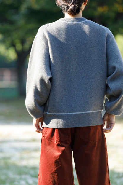 MEIAS / PURE CASHMERE SWEAT PO - MOCA