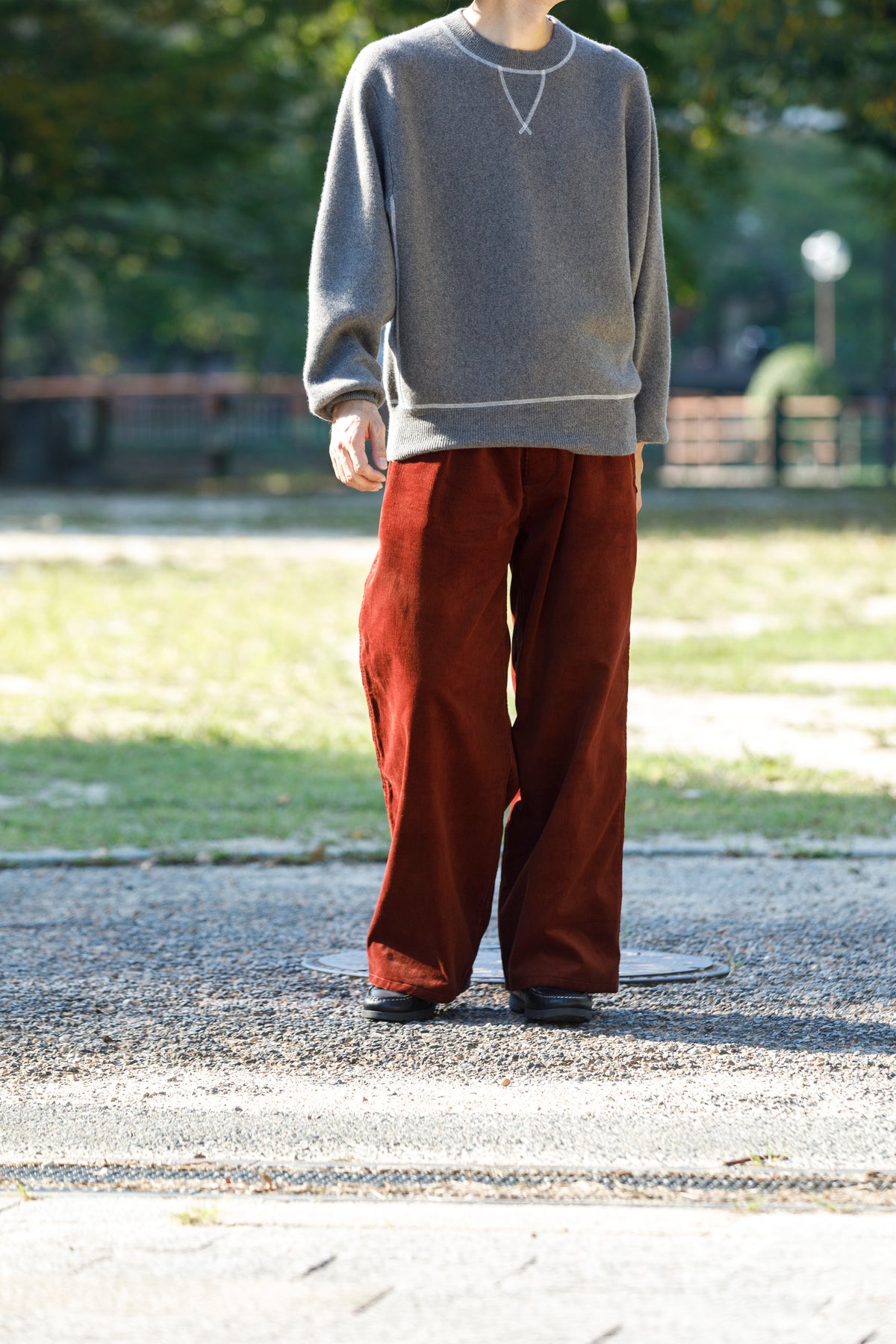 MEIAS / PURE CASHMERE SWEAT PO - MOCA