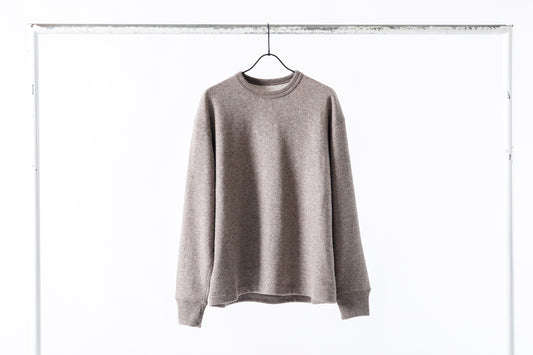 Nikki ESSENTIAL PIECE / Yak Crewneck Sweat Shirt - Beige