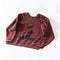 SARTO × J'ADORE GODARD / FILM DIRECTOR CREW NECK L/S - BORDEAUX