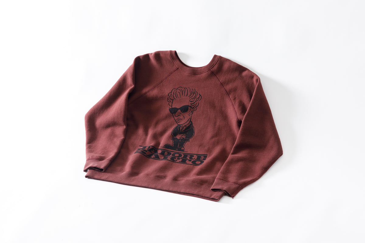 SARTO × J'ADORE GODARD / FILM DIRECTOR CREW NECK L/S - BORDEAUX