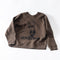 SARTO × J'ADORE GODARD / FILM DIRECTOR CREW NECK L/S - DARK BROWN
