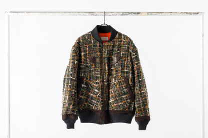 SARTO / MULTI HOME SPUN BOMBERS JACKET - ARMY