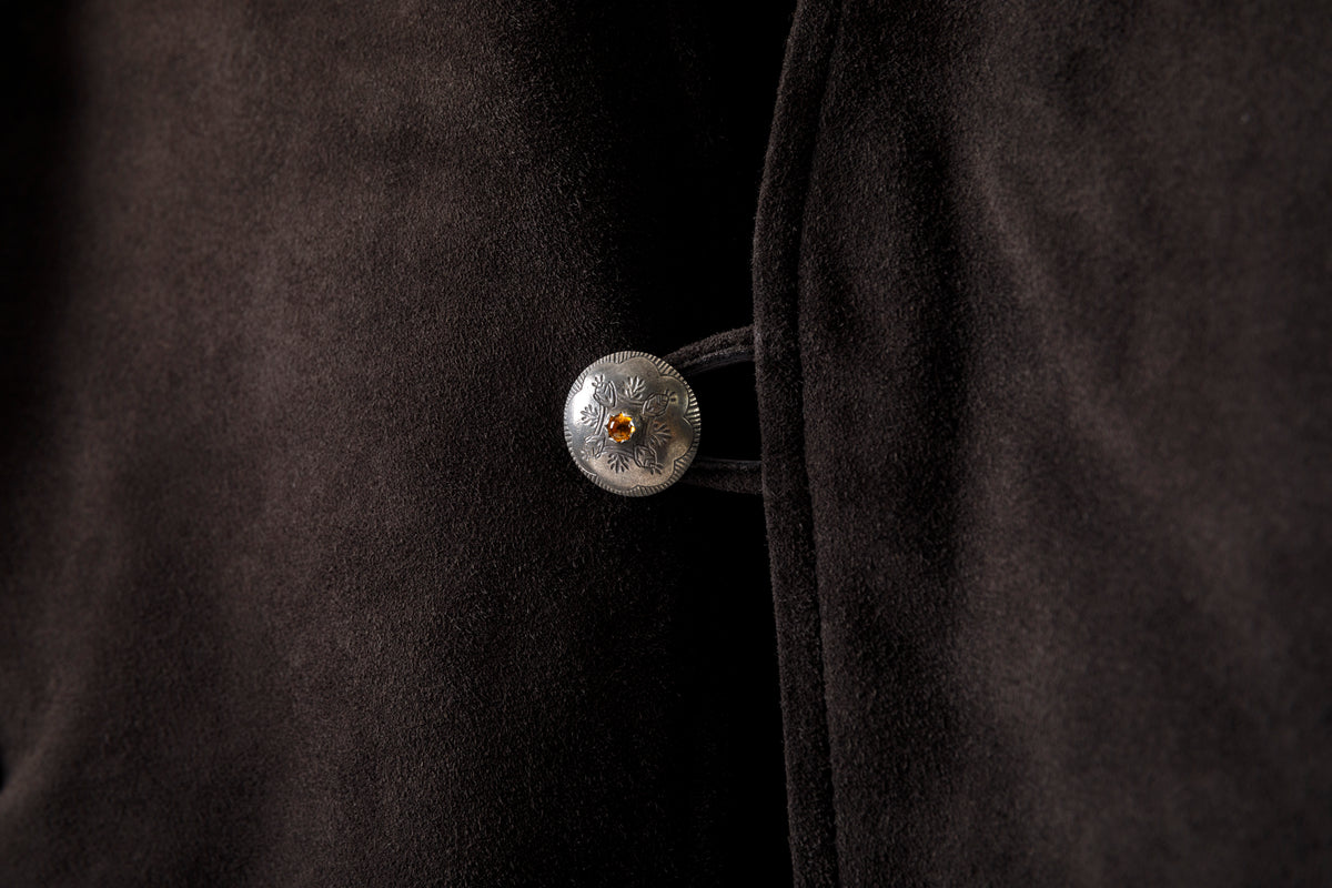 SARTO / MONGOLIAN LAMB SUEDE REVERSIBLE VEST - EVONY
