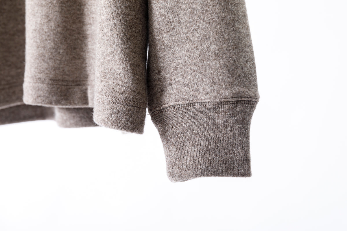 Nikki ESSENTIAL PIECE / Yak Crewneck Sweat Shirt - Beige