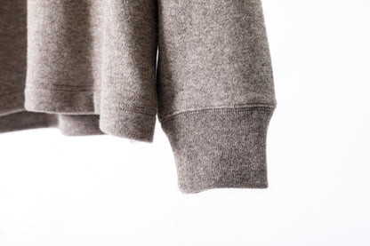 Nikki ESSENTIAL PIECE / Yak Crewneck Sweat Shirt - Beige