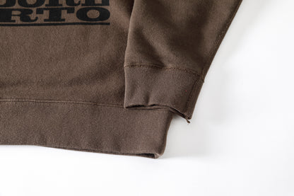 SARTO × J'ADORE GODARD / MUSICIAN CREW NECK L/S - DARK BROWN