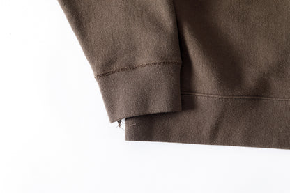 SARTO × J'ADORE GODARD / FILM DIRECTOR CREW NECK L/S - DARK BROWN
