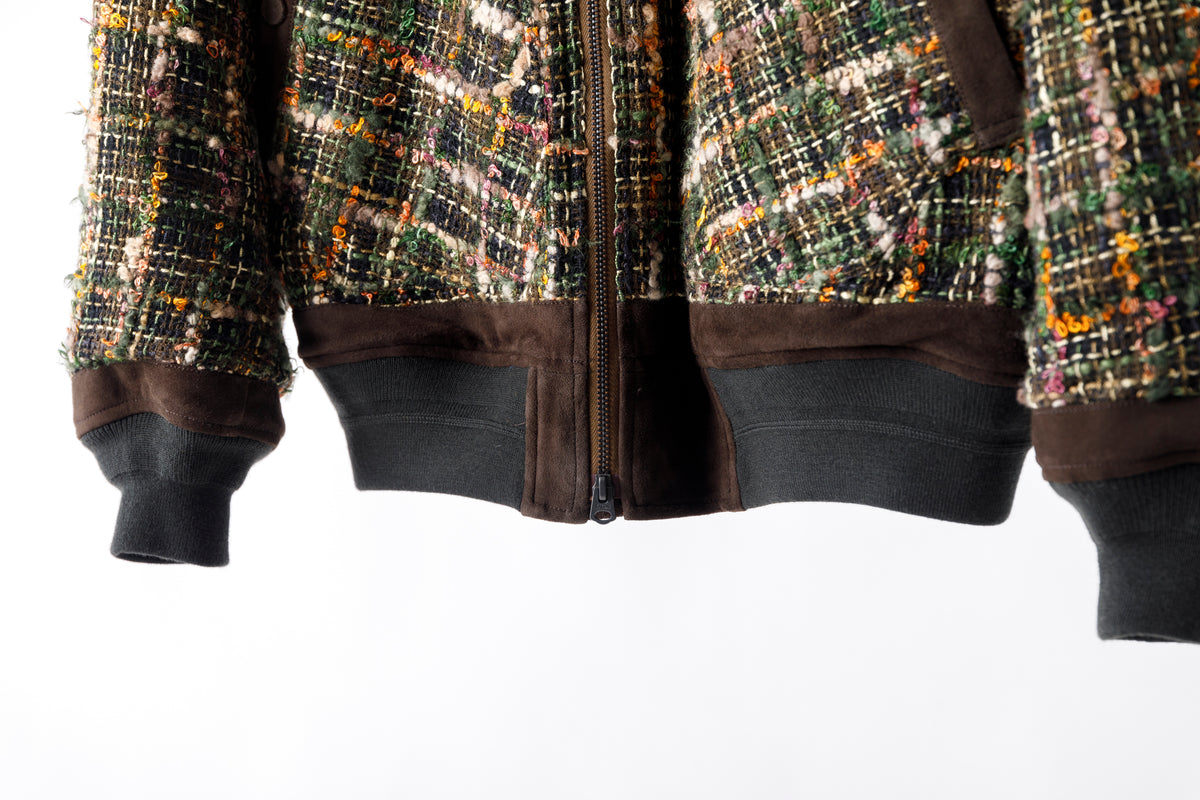 SARTO / MULTI HOME SPUN BOMBERS JACKET - ARMY