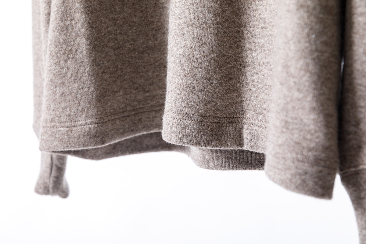 Nikki ESSENTIAL PIECE / Yak Crewneck Sweat Shirt - Beige