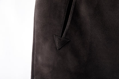 SARTO / MONGOLIAN LAMB SUEDE REVERSIBLE VEST - EVONY
