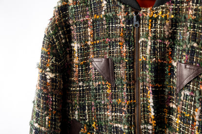 SARTO / MULTI HOME SPUN BOMBERS JACKET - ARMY