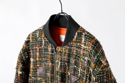 SARTO / MULTI HOME SPUN BOMBERS JACKET - ARMY