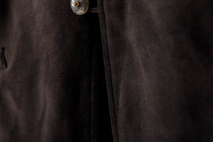 SARTO / MONGOLIAN LAMB SUEDE REVERSIBLE VEST - EVONY