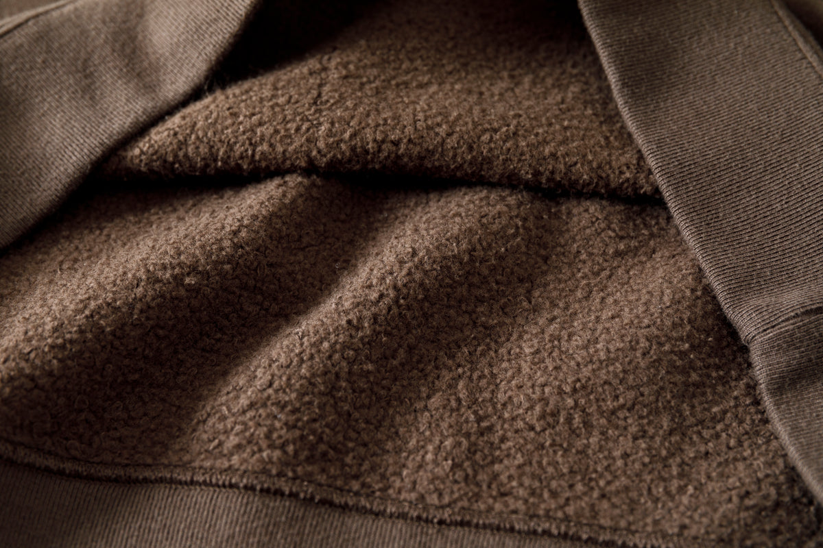SARTO × J'ADORE GODARD / FILM DIRECTOR CREW NECK L/S - DARK BROWN