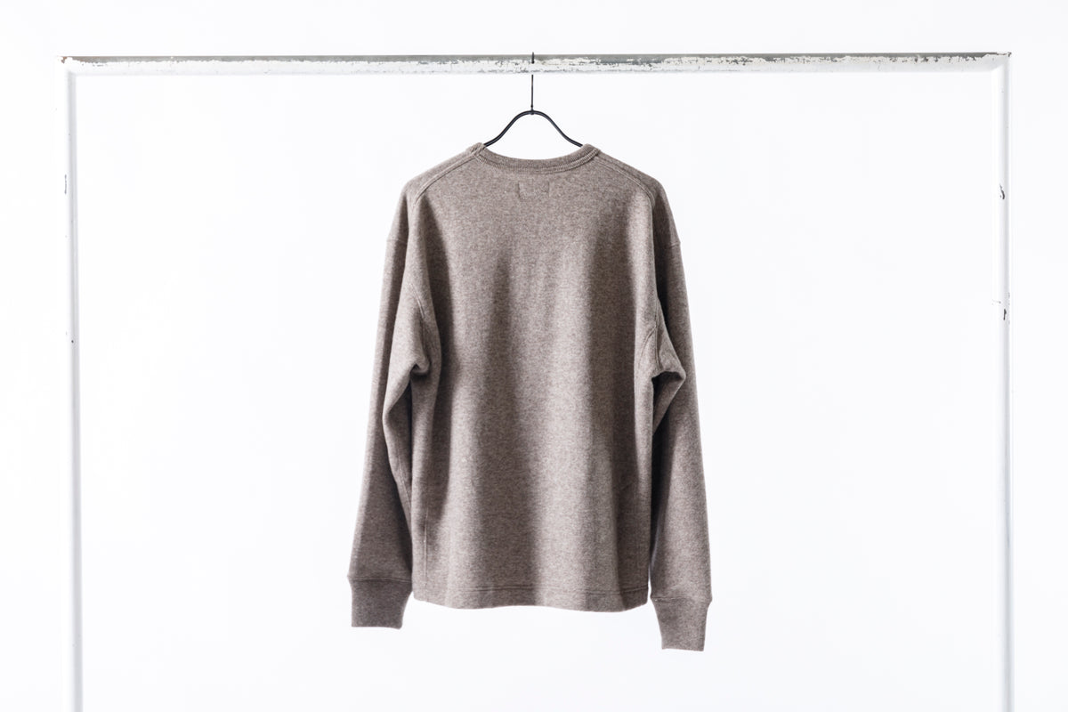 Nikki ESSENTIAL PIECE / Yak Crewneck Sweat Shirt - Beige
