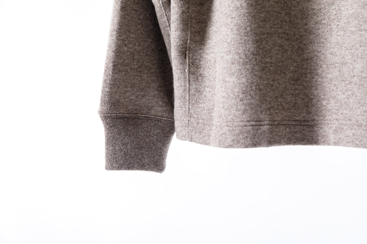 Nikki ESSENTIAL PIECE / Yak Crewneck Sweat Shirt - Beige