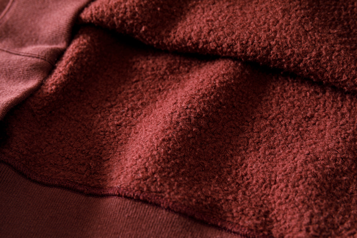SARTO × J'ADORE GODARD / FILM DIRECTOR CREW NECK L/S - BORDEAUX