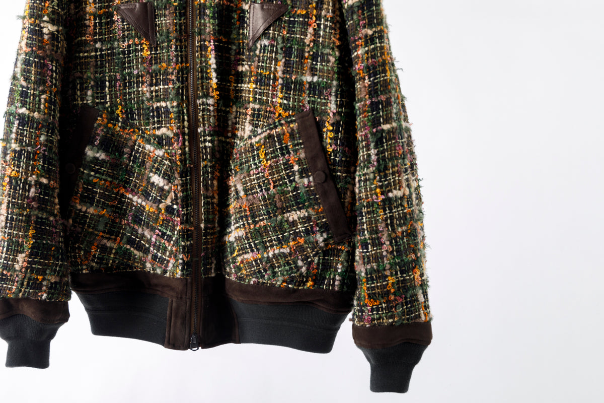 SARTO / MULTI HOME SPUN BOMBERS JACKET - ARMY
