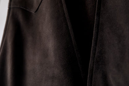 SARTO / MONGOLIAN LAMB SUEDE REVERSIBLE VEST - EVONY
