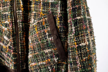 SARTO / MULTI HOME SPUN BOMBERS JACKET - ARMY