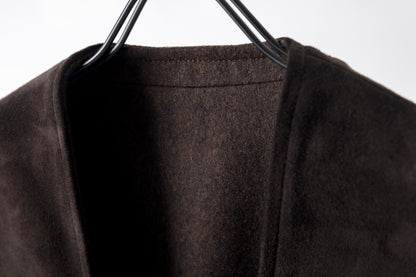 SARTO / MONGOLIAN LAMB SUEDE REVERSIBLE VEST - EVONY