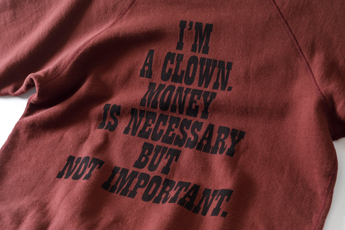 SARTO × J'ADORE GODARD / FILM DIRECTOR CREW NECK L/S - BORDEAUX
