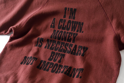SARTO × J'ADORE GODARD / FILM DIRECTOR CREW NECK L/S - BORDEAUX