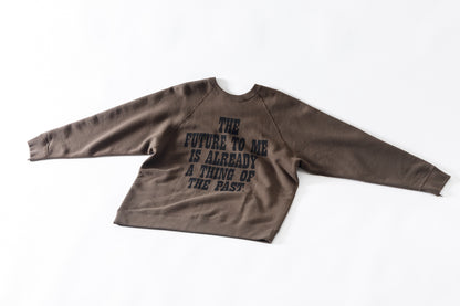 SARTO × J'ADORE GODARD / MUSICIAN CREW NECK L/S - DARK BROWN