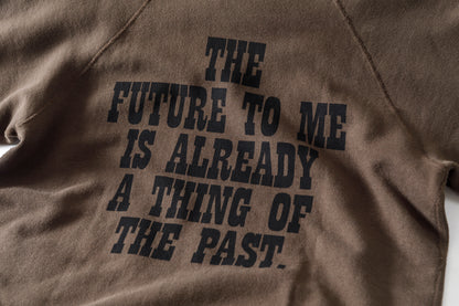 SARTO × J'ADORE GODARD / MUSICIAN CREW NECK L/S - DARK BROWN