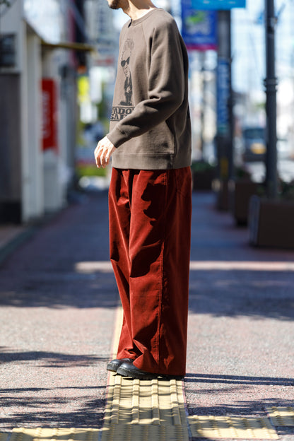 SARTO × J'ADORE GODARD / FILM DIRECTOR CREW NECK L/S - DARK BROWN