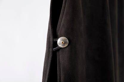 SARTO / MONGOLIAN LAMB SUEDE REVERSIBLE VEST - EVONY