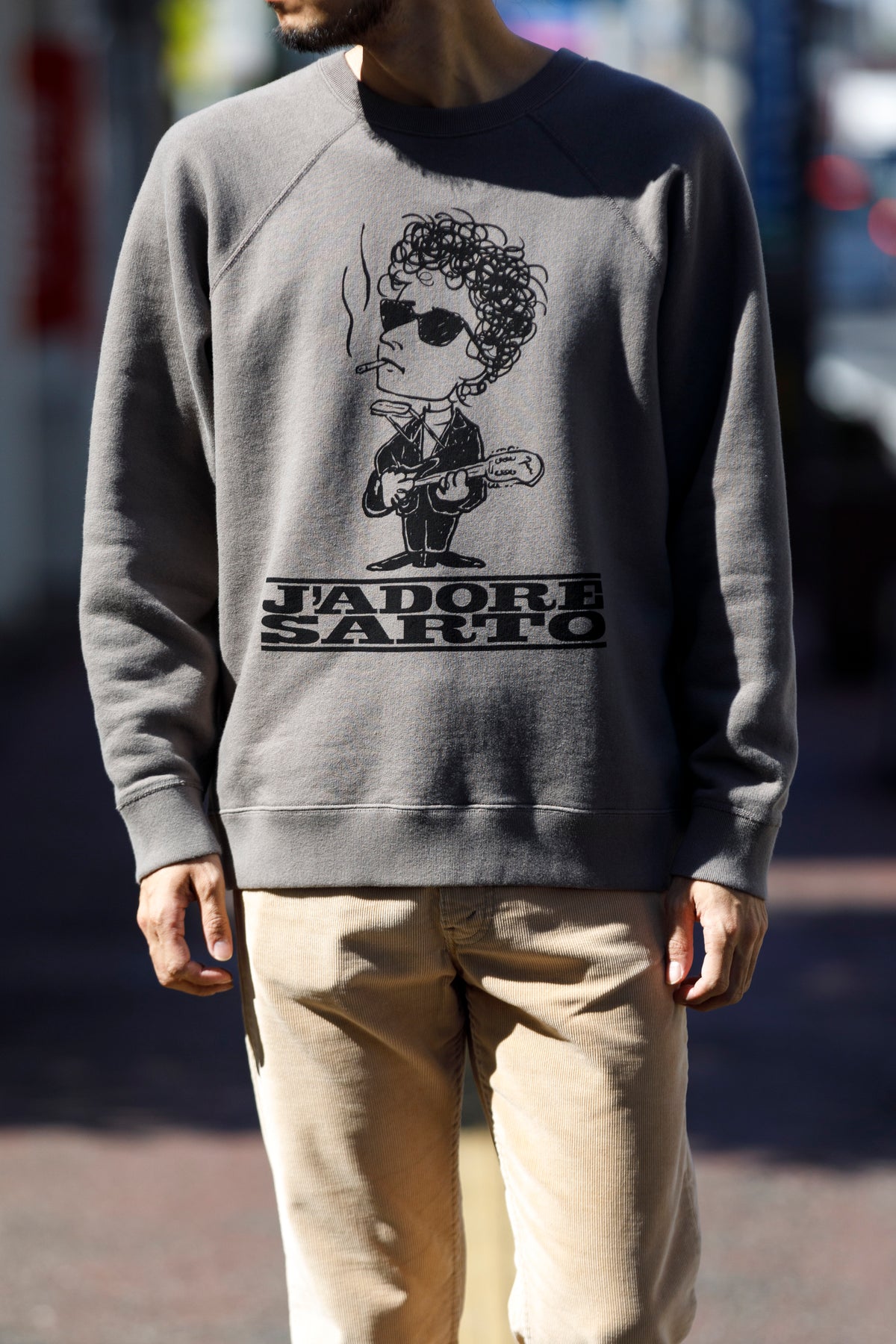 SARTO × J'ADORE GODARD / MUSICIAN CREW NECK L/S - ATOM