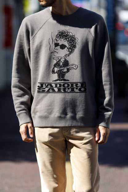 SARTO × J'ADORE GODARD / MUSICIAN CREW NECK L/S - ATOM