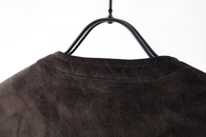 SARTO / MONGOLIAN LAMB SUEDE REVERSIBLE VEST - EVONY