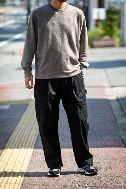 Nikki ESSENTIAL PIECE / Yak Crewneck Sweat Shirt - Beige