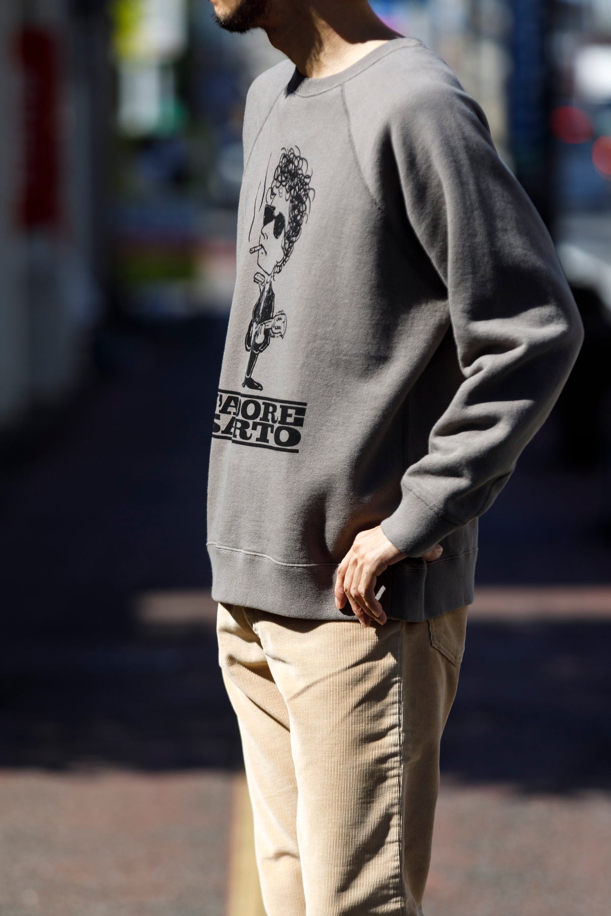 SARTO × J'ADORE GODARD / MUSICIAN CREW NECK L/S - ATOM