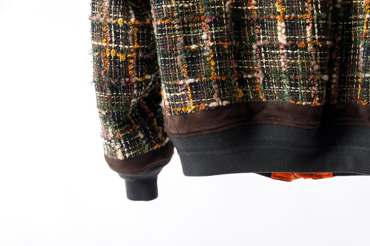 SARTO / MULTI HOME SPUN BOMBERS JACKET - ARMY