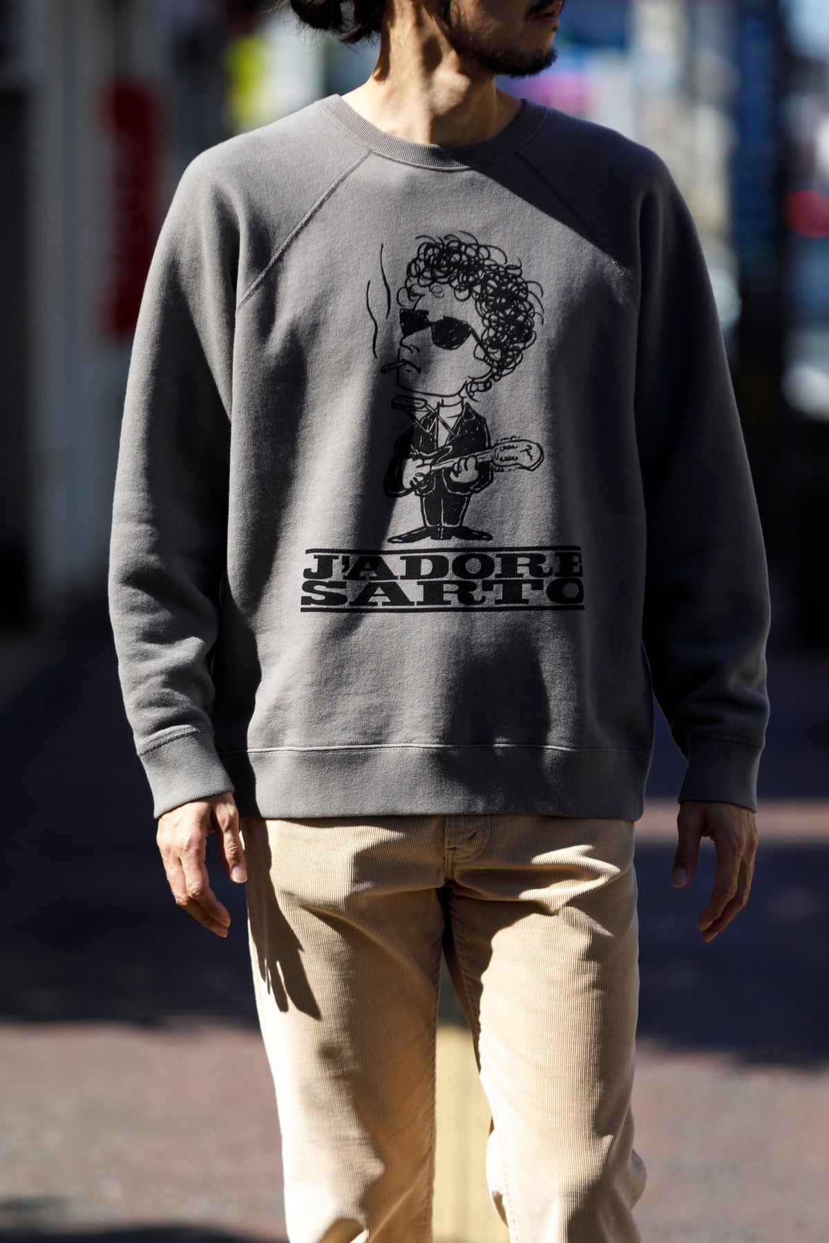 SARTO × J'ADORE GODARD / MUSICIAN CREW NECK L/S - ATOM