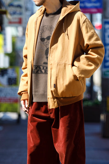 SARTO × J'ADORE GODARD / FILM DIRECTOR CREW NECK L/S - DARK BROWN