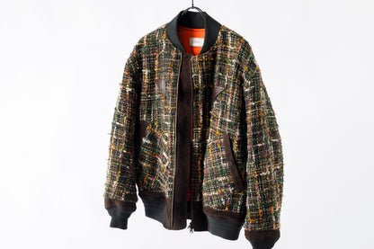 SARTO / MULTI HOME SPUN BOMBERS JACKET - ARMY