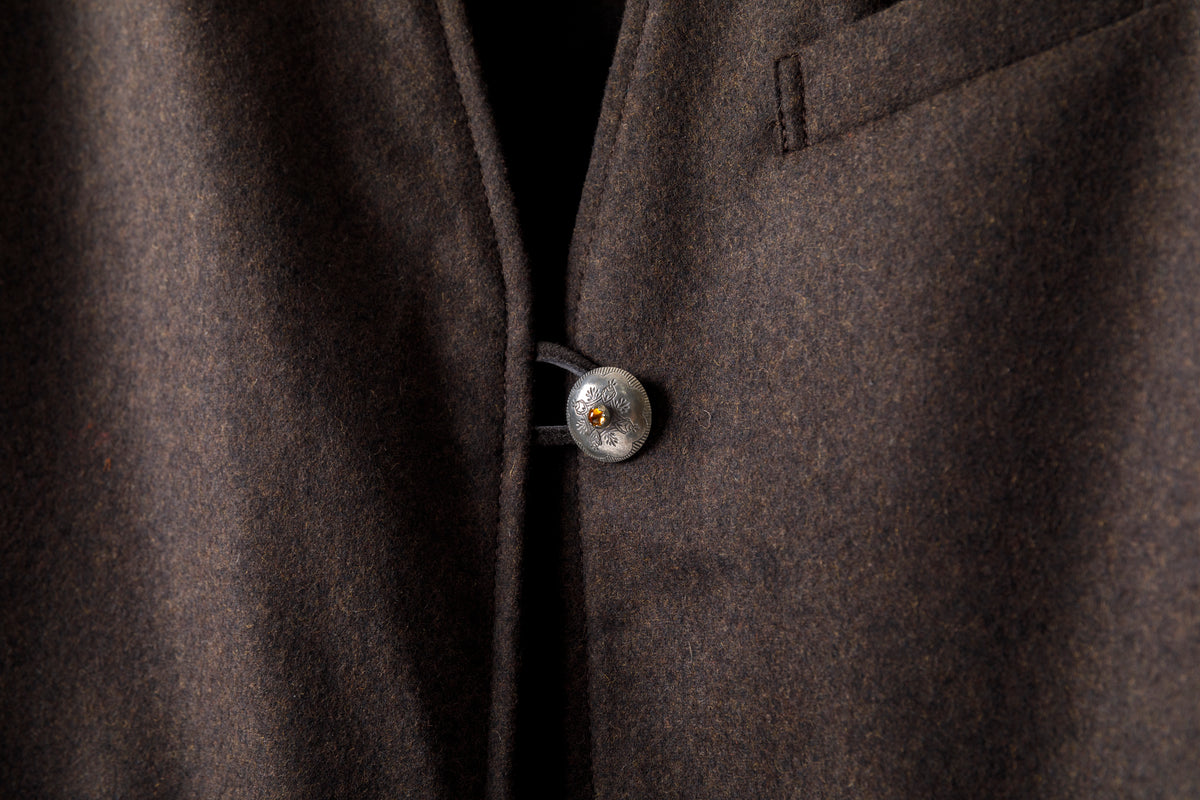 SARTO / MONGOLIAN LAMB SUEDE REVERSIBLE VEST - EVONY