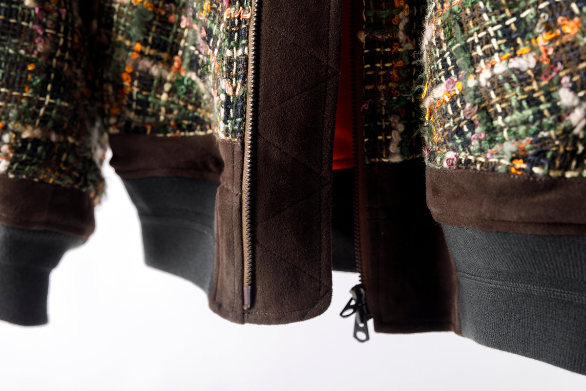 SARTO / MULTI HOME SPUN BOMBERS JACKET - ARMY