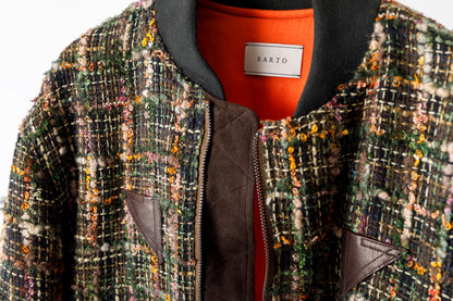 SARTO / MULTI HOME SPUN BOMBERS JACKET - ARMY