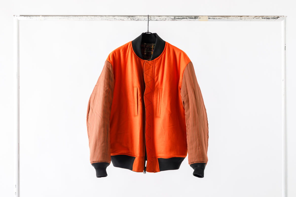SARTO / MULTI HOME SPUN BOMBERS JACKET - ARMY
