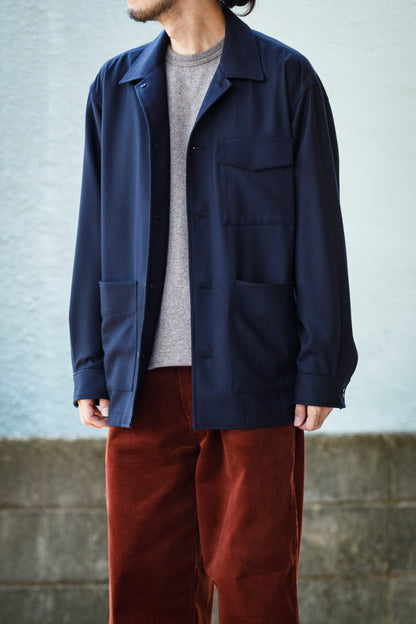 山内 / 26231 / アラシャンカシミア・ワークジャケット - Navy