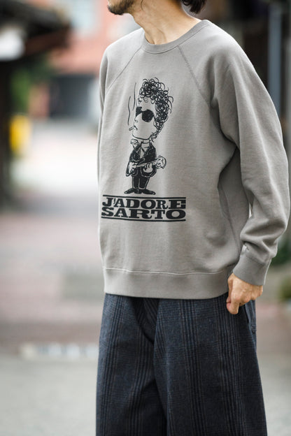 SARTO × J'ADORE GODARD / MUSICIAN CREW NECK L/S - ATOM