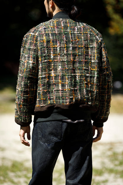 SARTO / MULTI HOME SPUN BOMBERS JACKET - ARMY